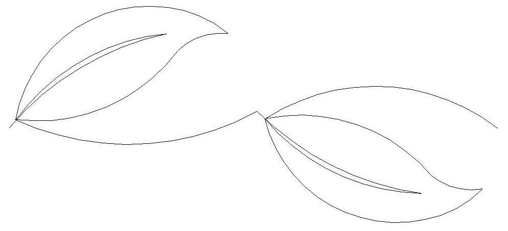 leaf simple border 2 Digital Pattern | Sweet Dreams Quilt Studio ...